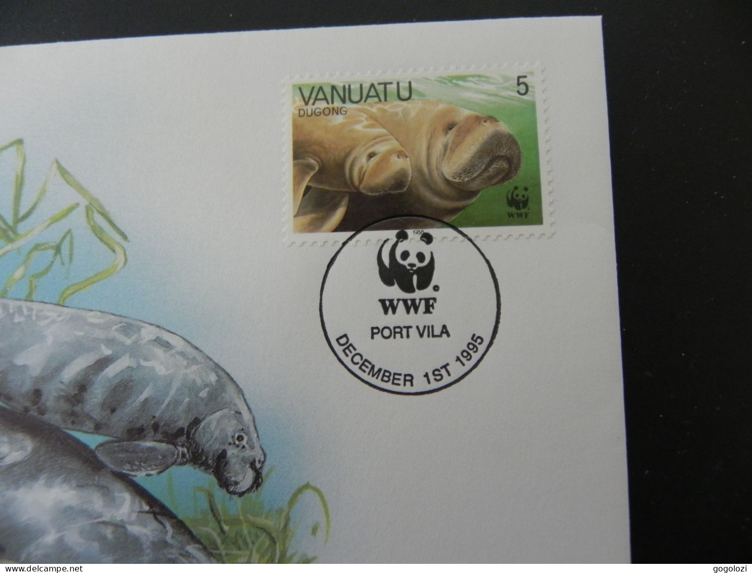 Vanuatu WWF Dugong 1986 - Numis Letter - Vanuatu