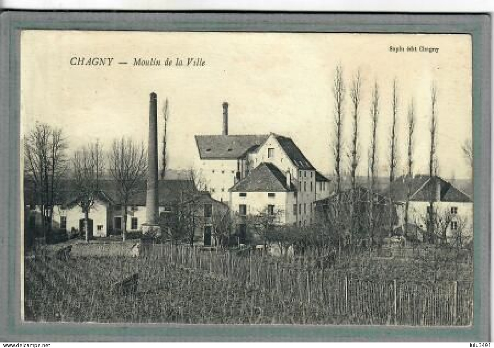 CPA (71) CHAGNY - Aspect Du Moulin De La Ville En 1906 - Chagny