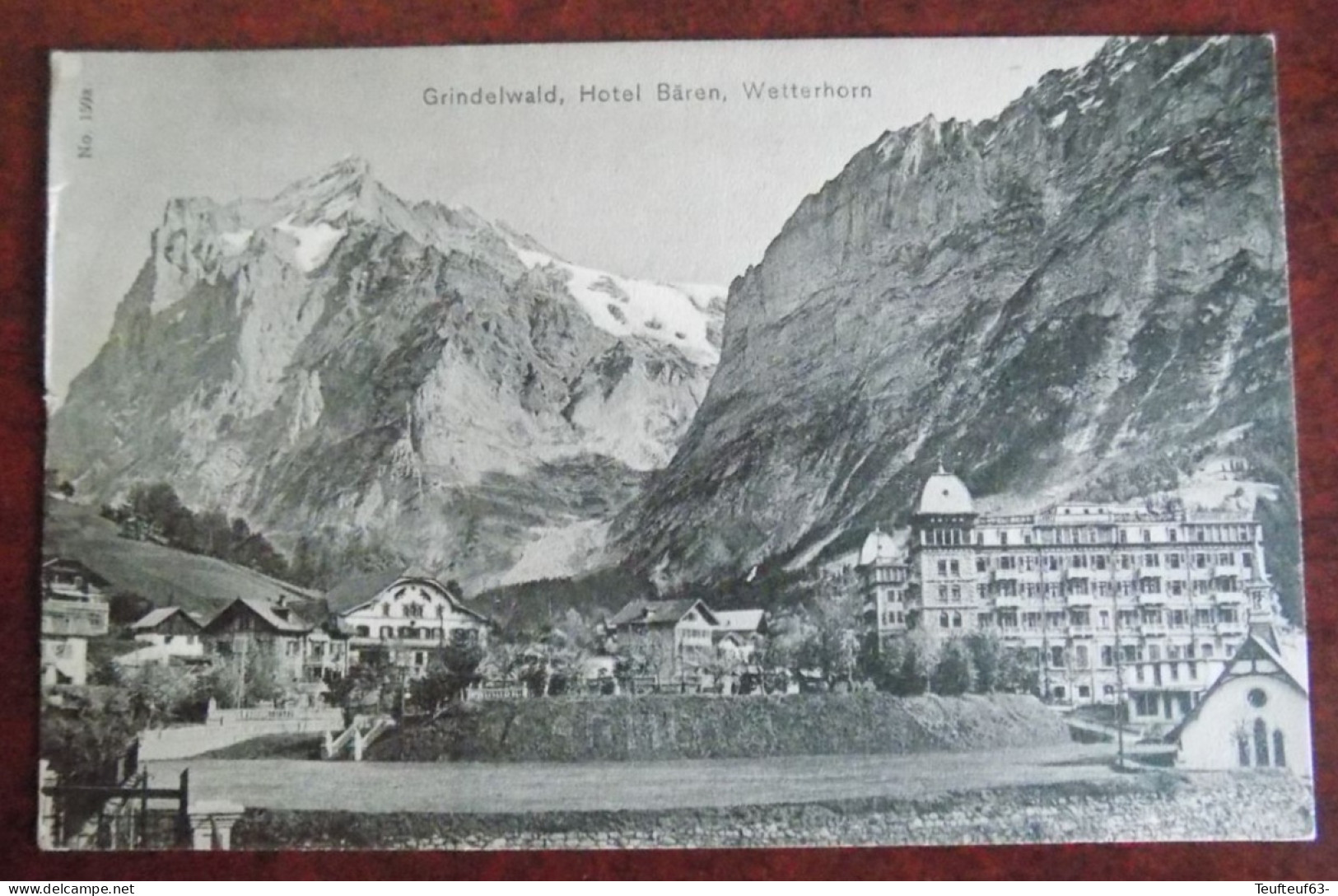 Cpa Grindelwald , Hôtel Bären , Wetterhorn - Grindelwald