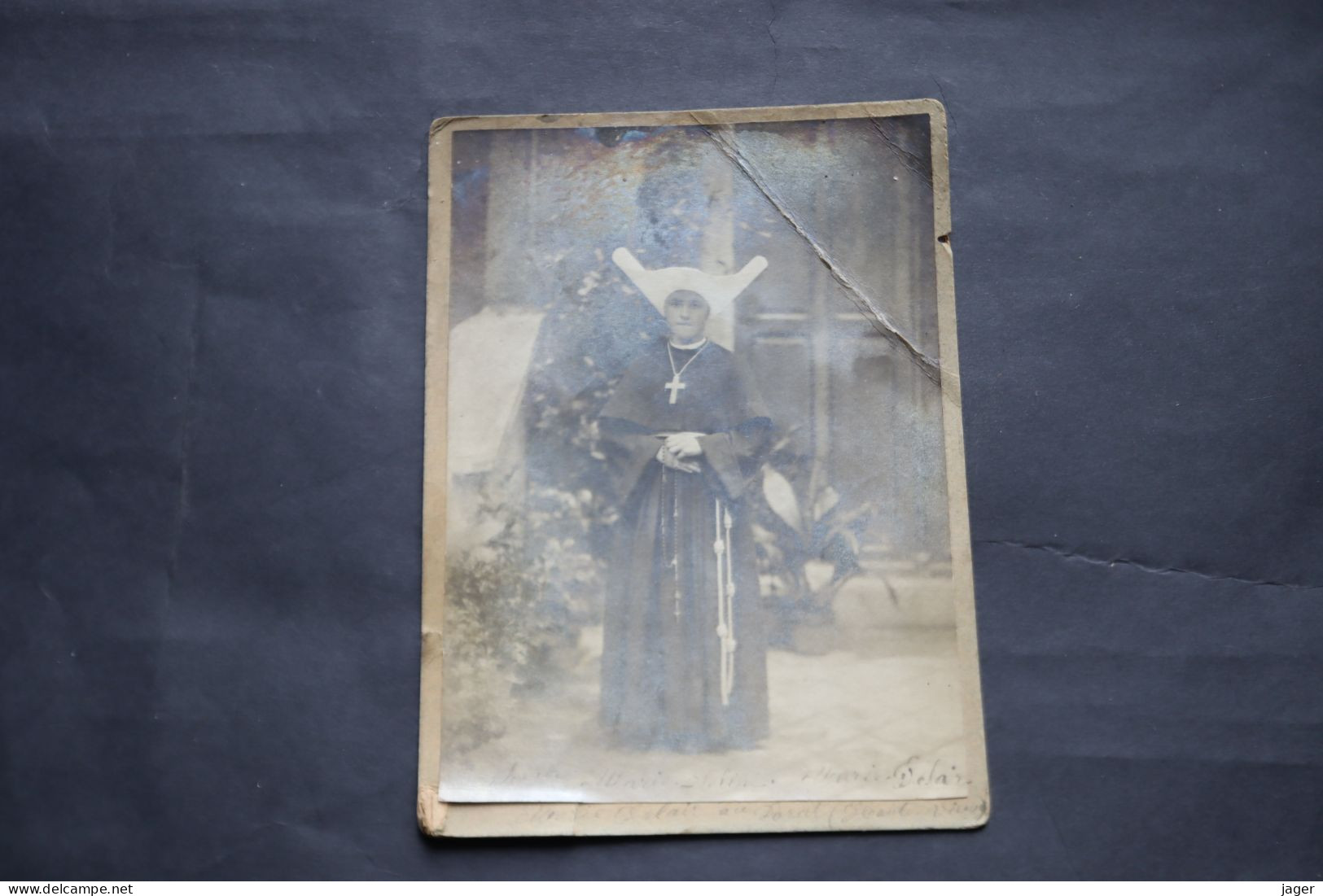 Photo Religieuse Sœur Marie Saline Au Dorat Haute Vienne - Ancianas (antes De 1900)