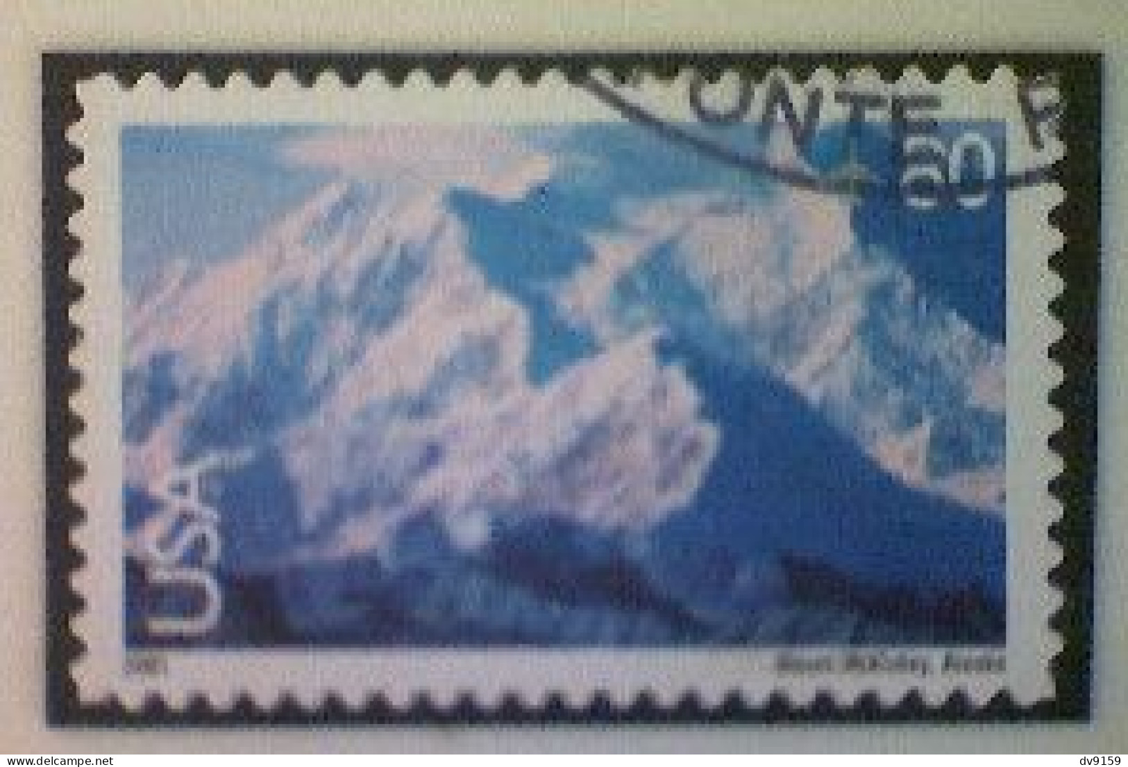 United States, Scott #C137 Used(o) Air Mail, 2001, Mount McKinley, Alaska, 80¢, Multicolored - 3a. 1961-… Used