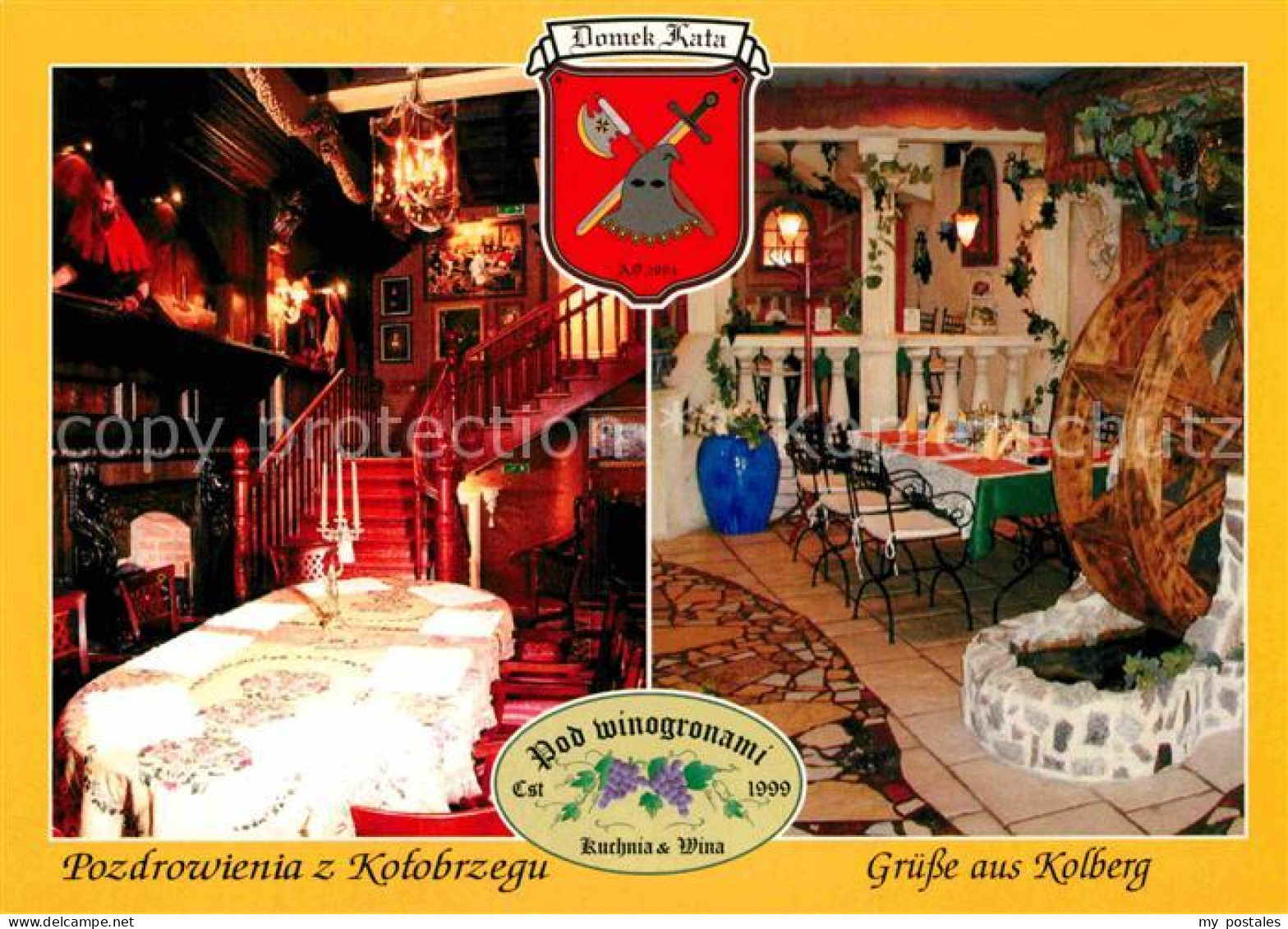 72895928 Kolberg Ostseebad Kolobrzeg Restaurant Domek Kata Und Pod Winogronami K - Polonia