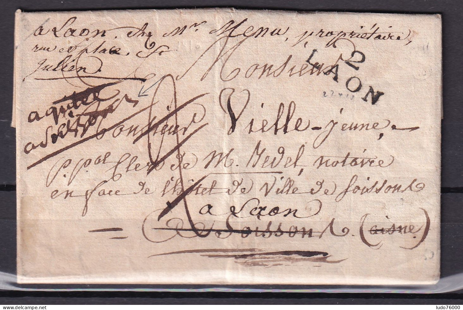 D 805 / LETTRE MARQUE POSTALE - 1801-1848: Précurseurs XIX