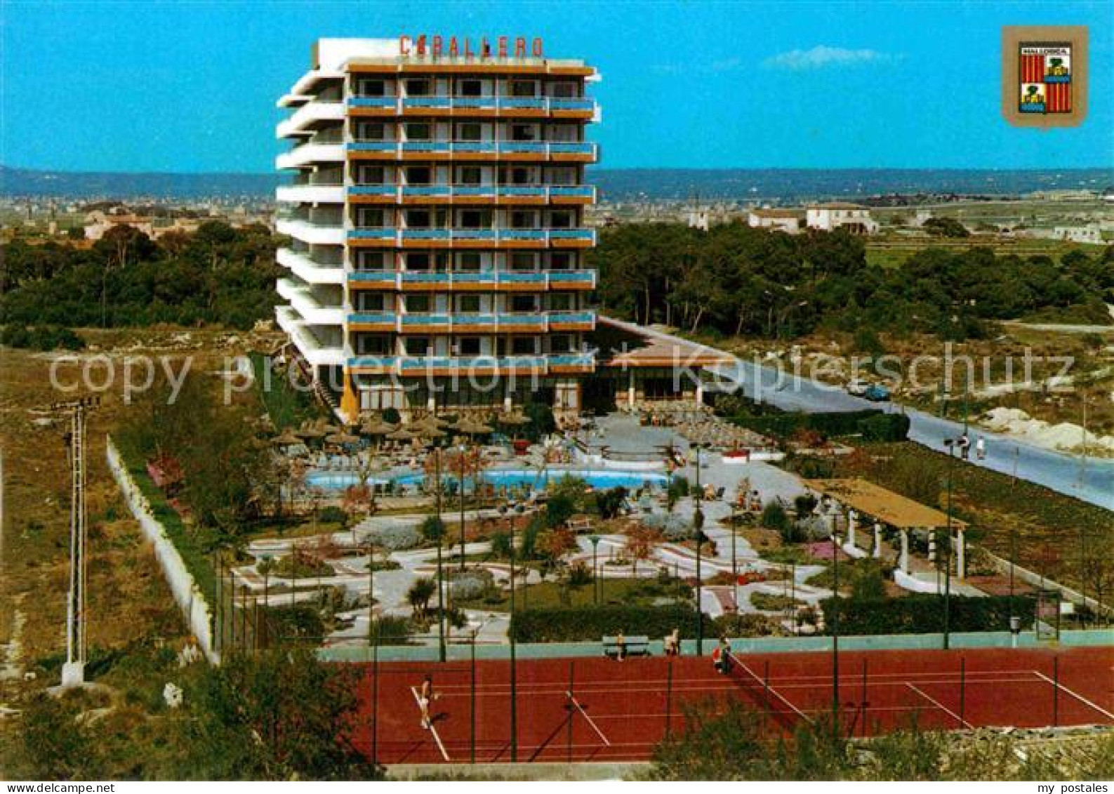 72895883 Playa De Palma Mallorca Hotel Caballero Tennisplatz  Spanien - Sonstige & Ohne Zuordnung