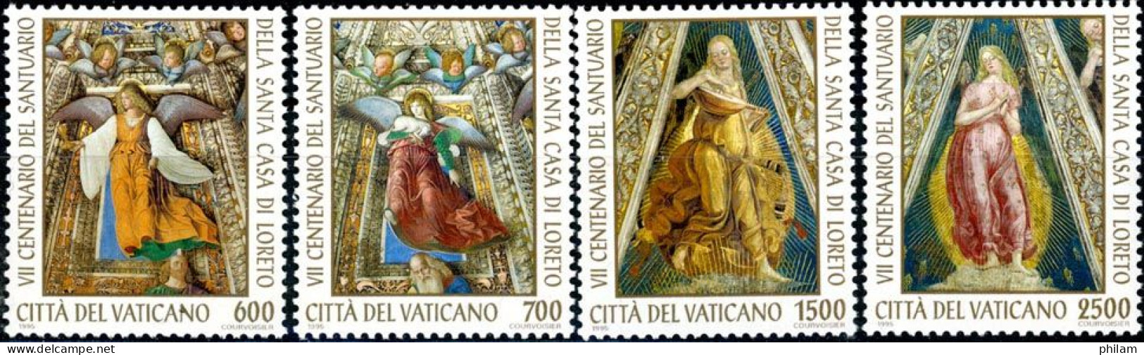 VATICAN 1995 - Santa Casa Di Loretto - 4 V. - Christianity