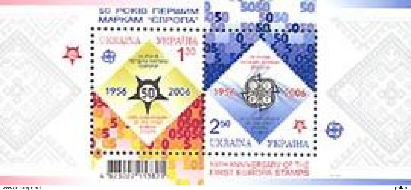 UKRAINE 2006 - 50 Ans Du Timbre Europa - BF - Europäischer Gedanke