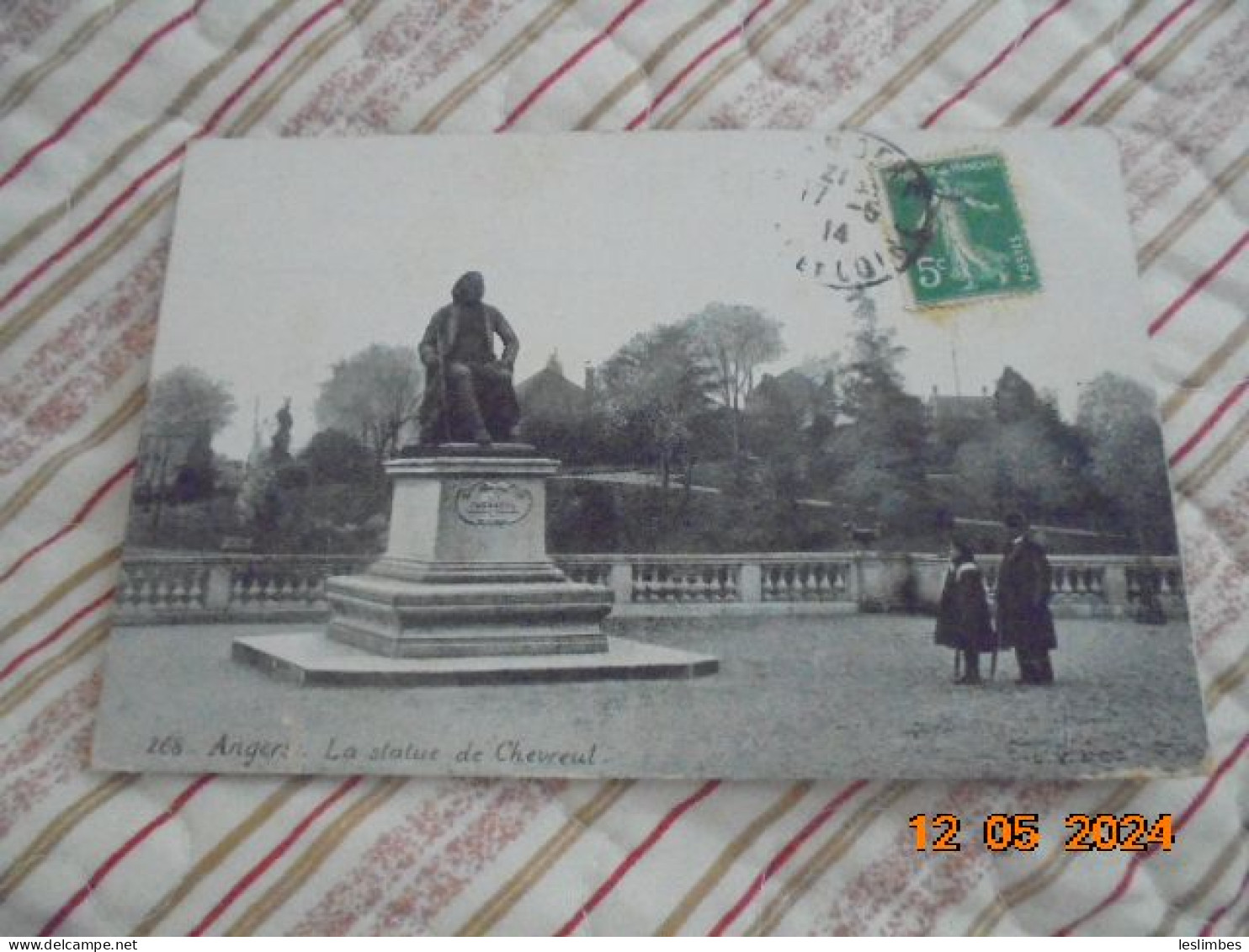 Angers. La Statue De Chevreul. LV 268 PM 1914 - Angers