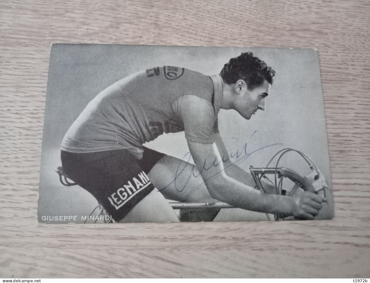 Autograph Cyclisme Cycling Ciclismo Ciclista Wielrennen Radfahren MINARDI GIUSEPPE (Legnano 1952) - Wielrennen