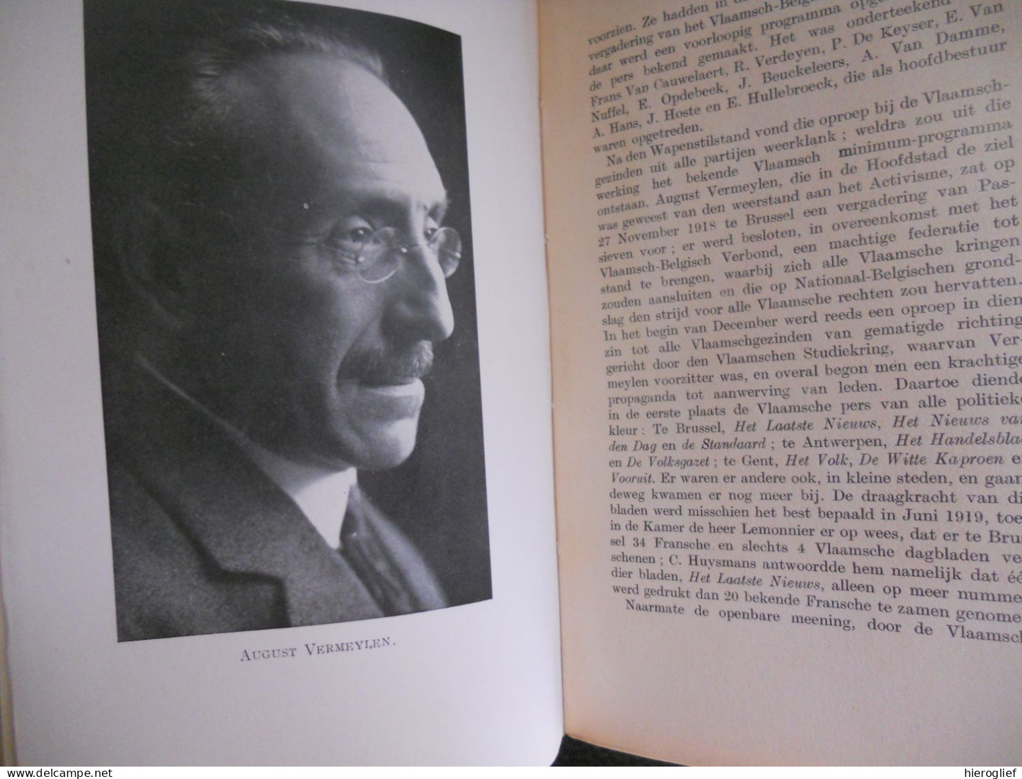 DE VLAAMSCHE BEWEGING van 1905 tot 1930 - 2 delen door Maurits Basse ° Ledeberg + Gent vlaamse vlaanderen