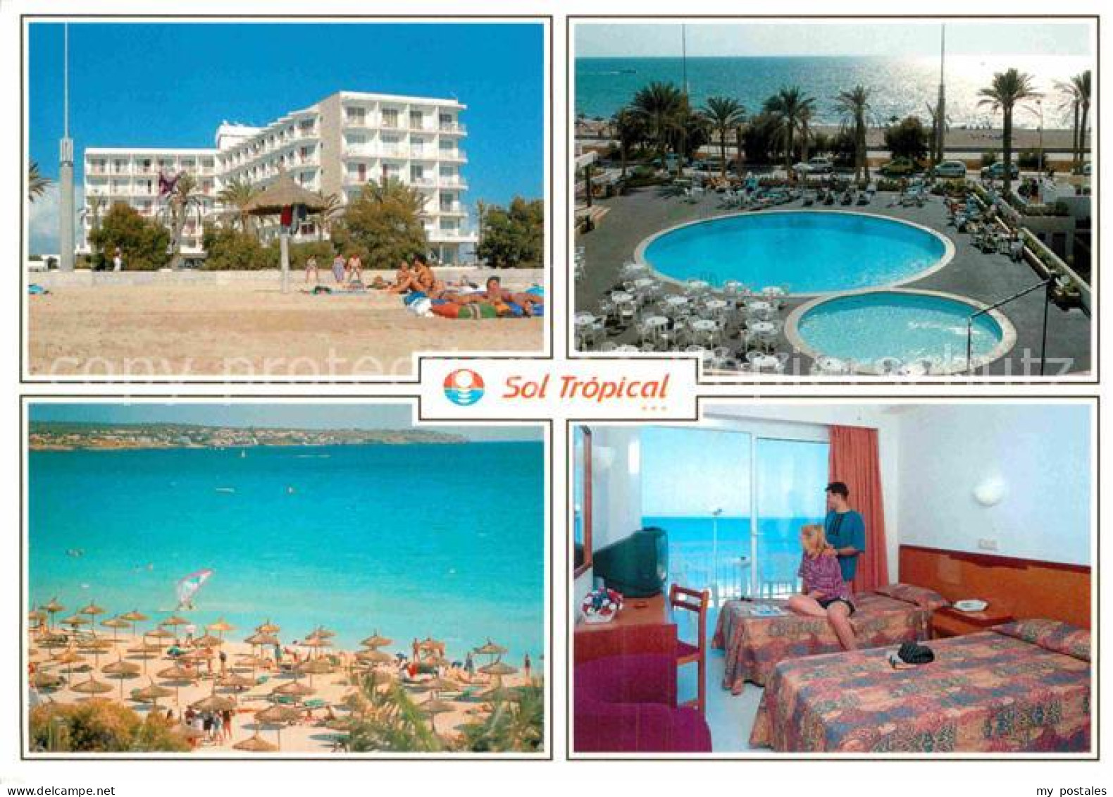 72895820 Playa De Palma Mallorca Sol Tropical Hotel Swimming Pool Strand Spanien - Andere & Zonder Classificatie