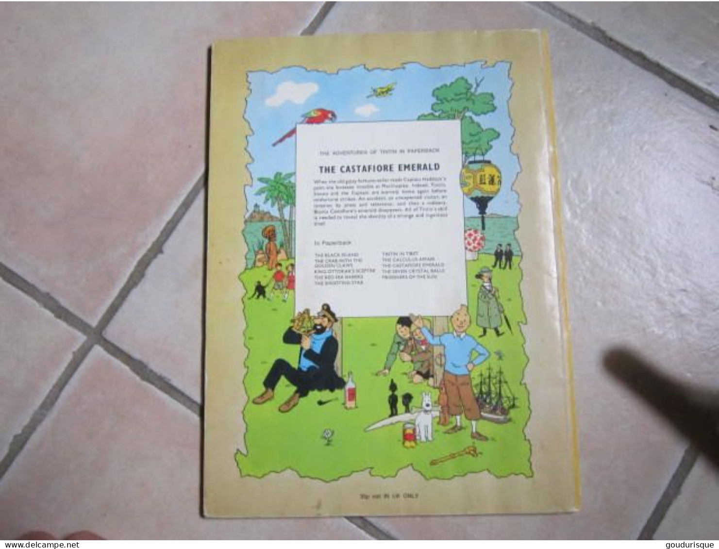 TINTIN EN ANGLAIS THE CASTAFIORE EMERALDE  HERGE - Tintin