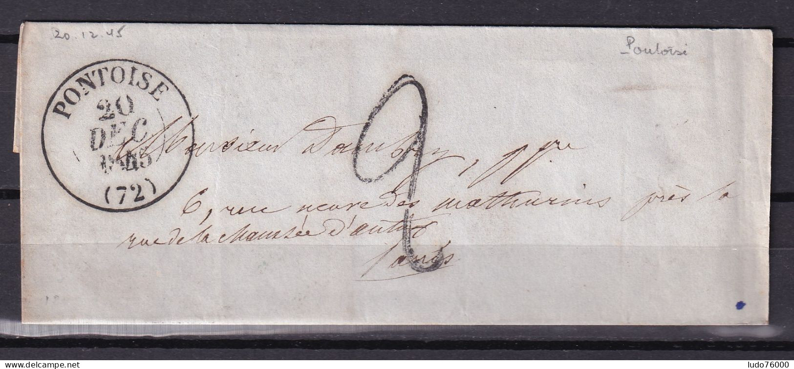 D 805 / LETTRE MARQUE POSTALE - 1801-1848: Précurseurs XIX