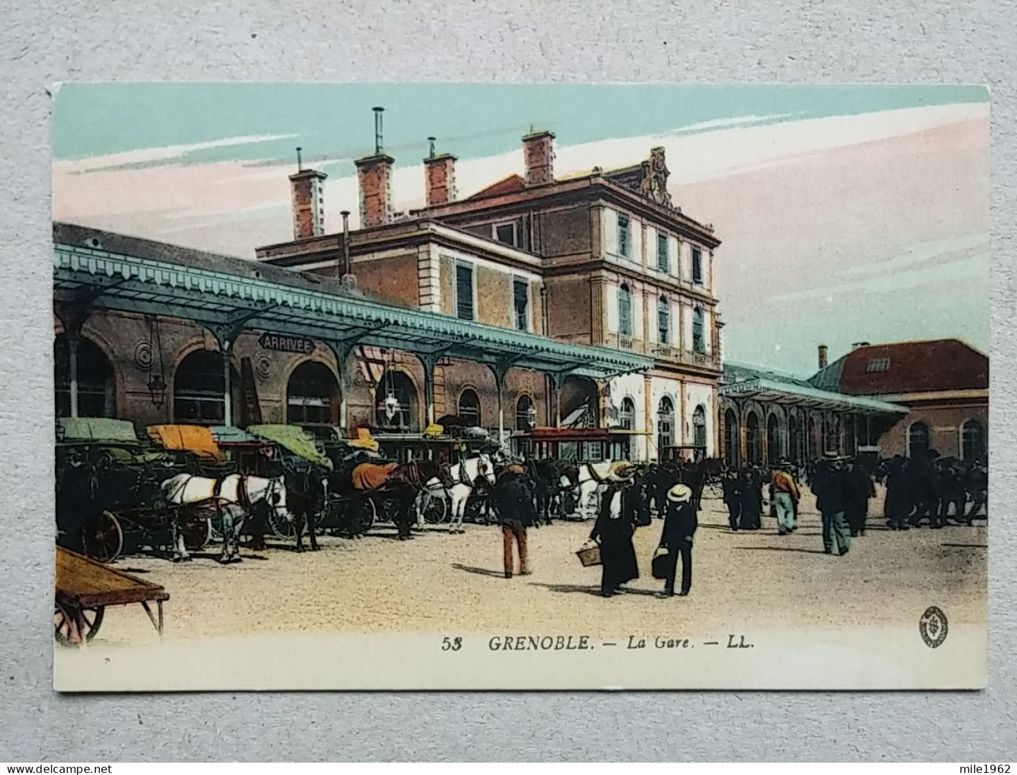 KOV 449-2 - GRENOBLE, France, RAILWAY STATION, GARE, HORSE CARREAGE - Grenoble