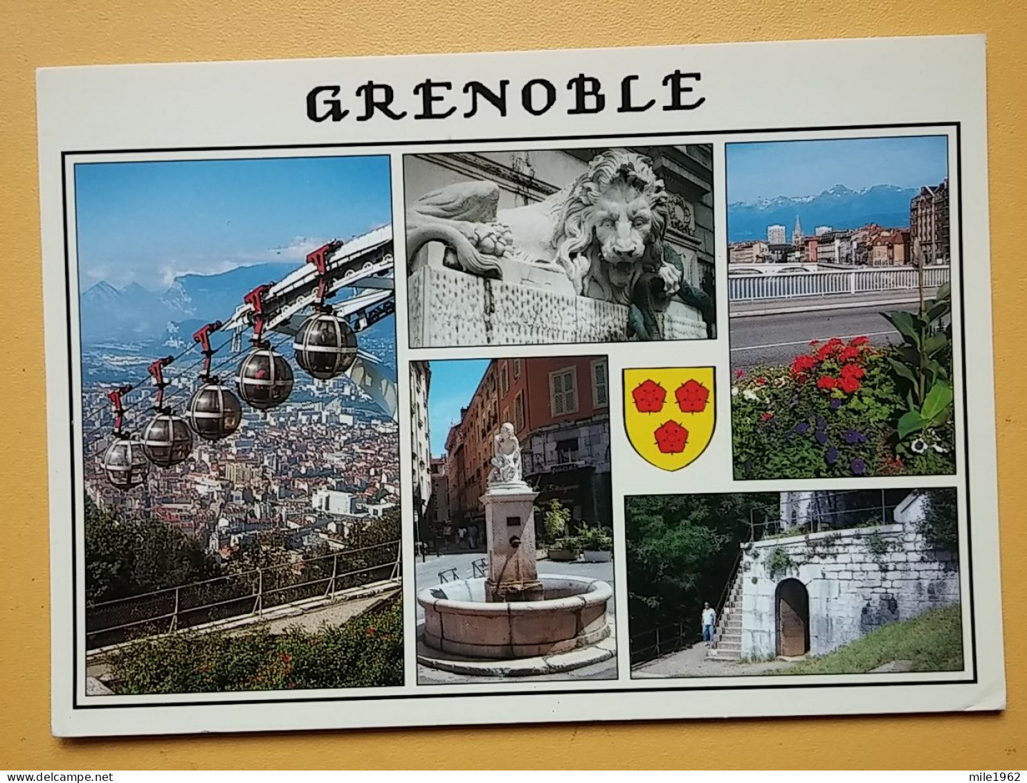 KOV 449-1 - GRENOBLE, France, POUR LE PRÉSIDENT DE YOUGOSLAVIE SLOBODAN MILOSEVIC - Grenoble