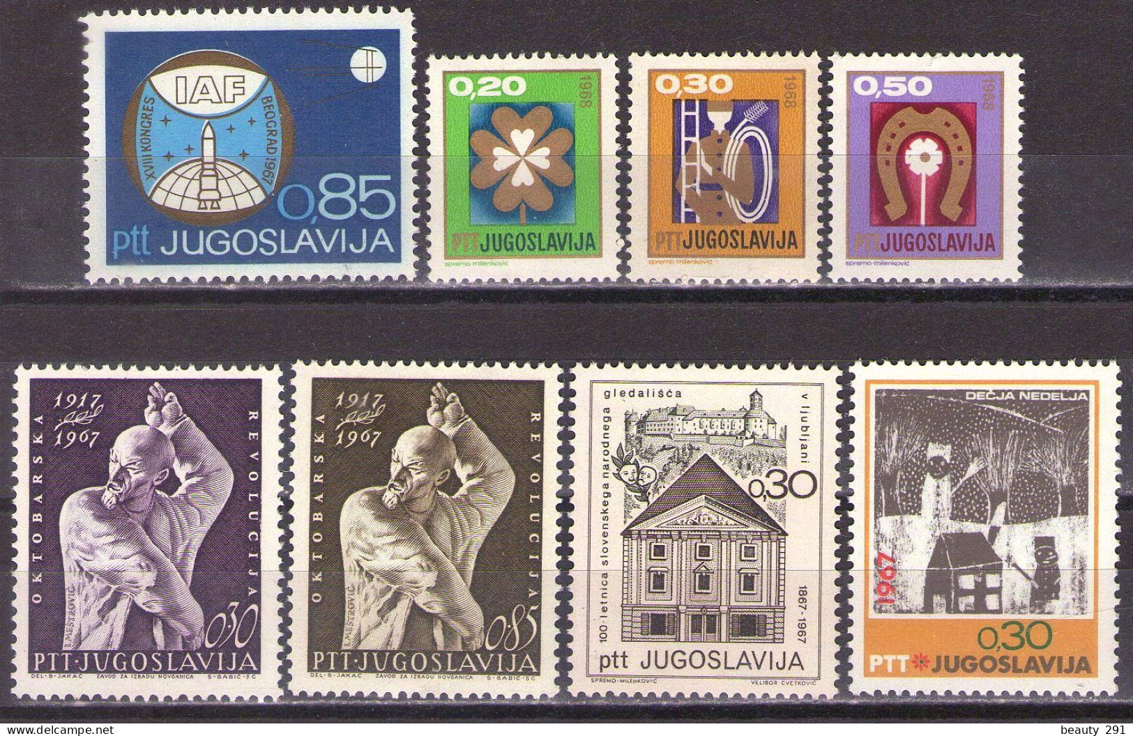 Yugoslavia 1967 - LOT - MNH**VF - Nuevos