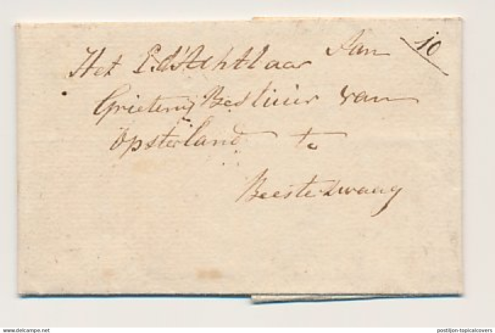 Lippenhuizen - Distributiekantoor Gorredijk - Beetsterzwaag 1850 - ...-1852 Prephilately