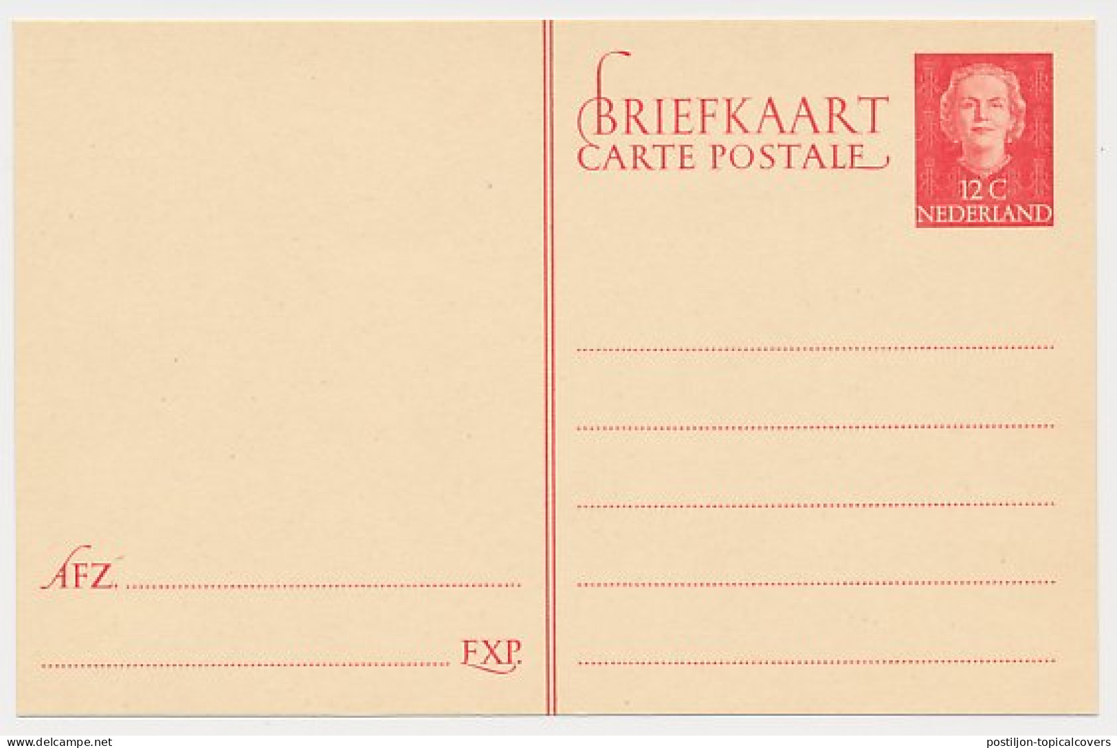 Briefkaart G. 306 - Postwaardestukken