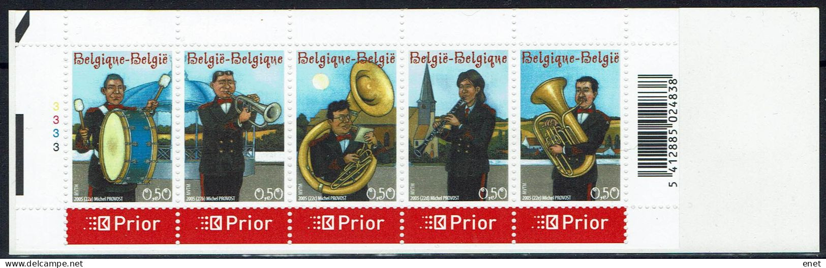 Belgie 2005 - B57 (3459/63) - Muziek - Musique