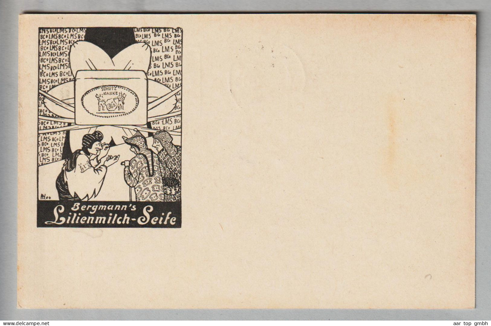 CH Ganzsache Mit Privatzudruck 1922-07-03 Luzern1 "Bergmann's Lilienmilch-Seife" - Stamped Stationery