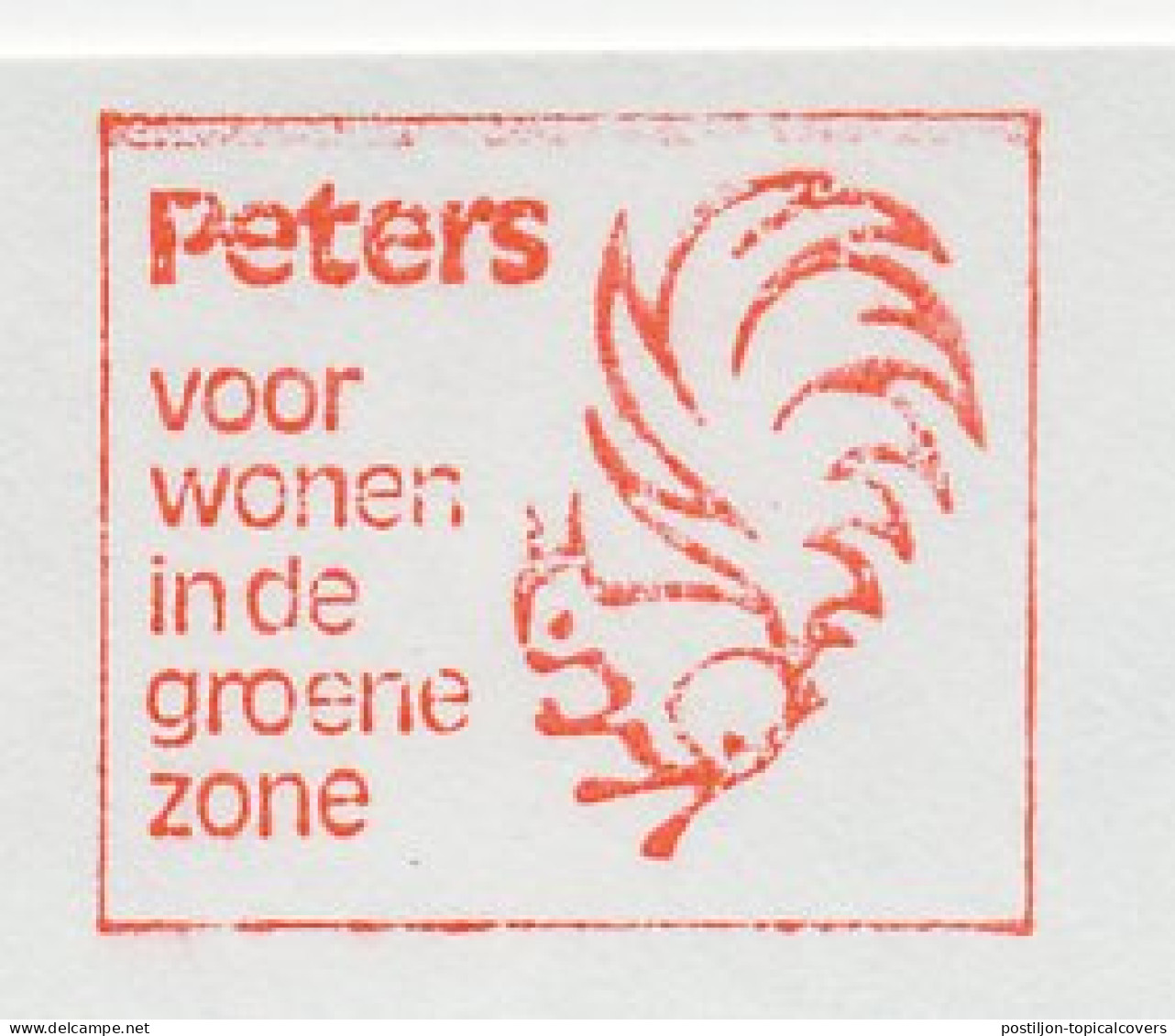 Meter Cut Netherlands 1976 Squirrel - Autres & Non Classés