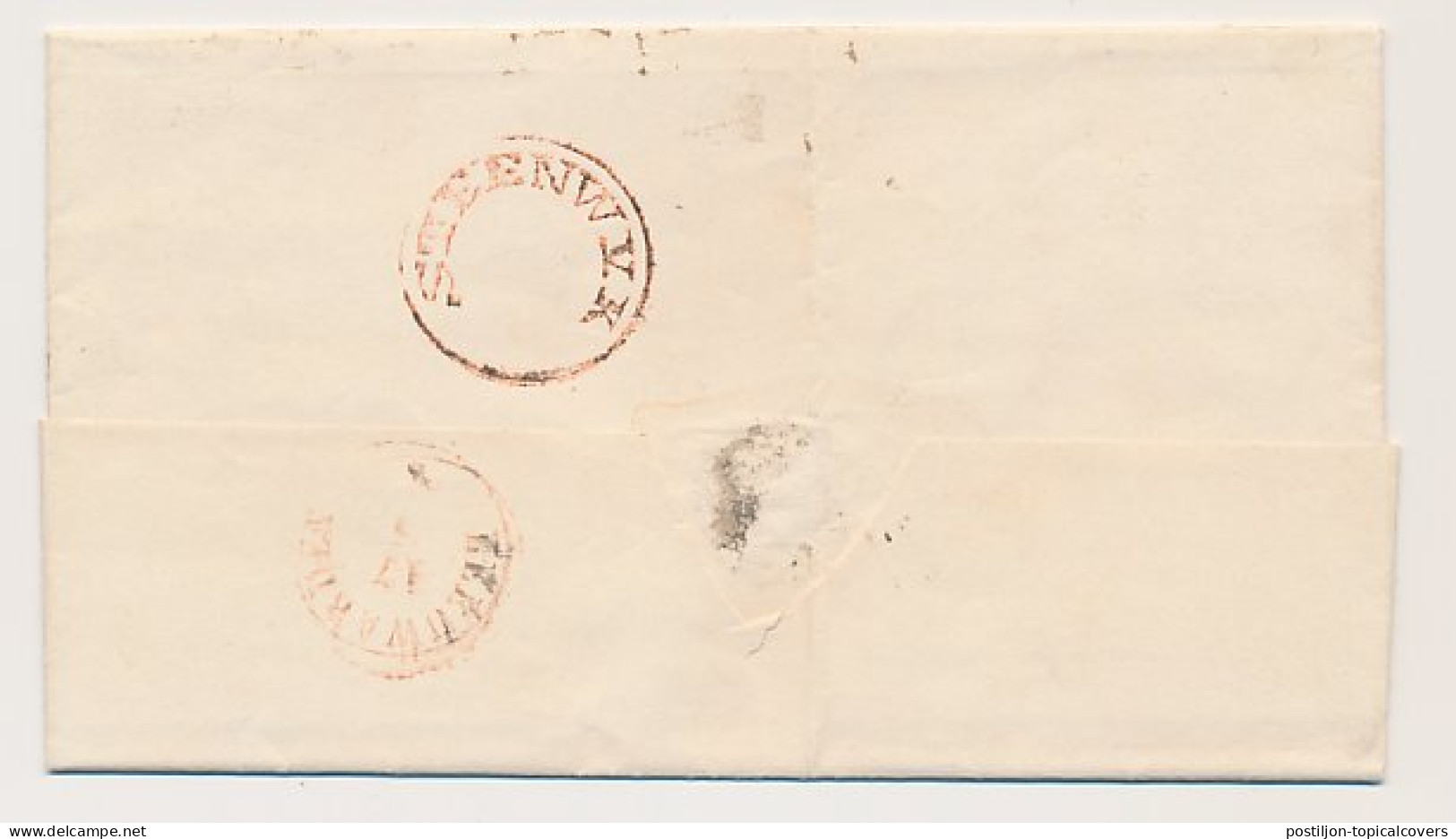 Distributiekantoor Steenwyk - Heerenveen - Leeuwarden 1848 - ...-1852 Préphilatélie