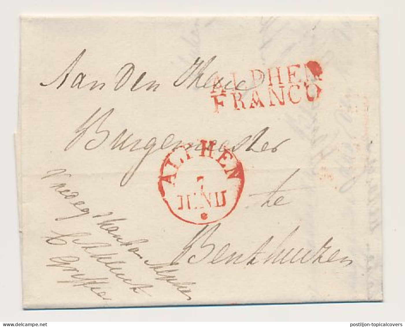 ALPHEN FRANCO - Benthuizen 1833 - ...-1852 Prephilately