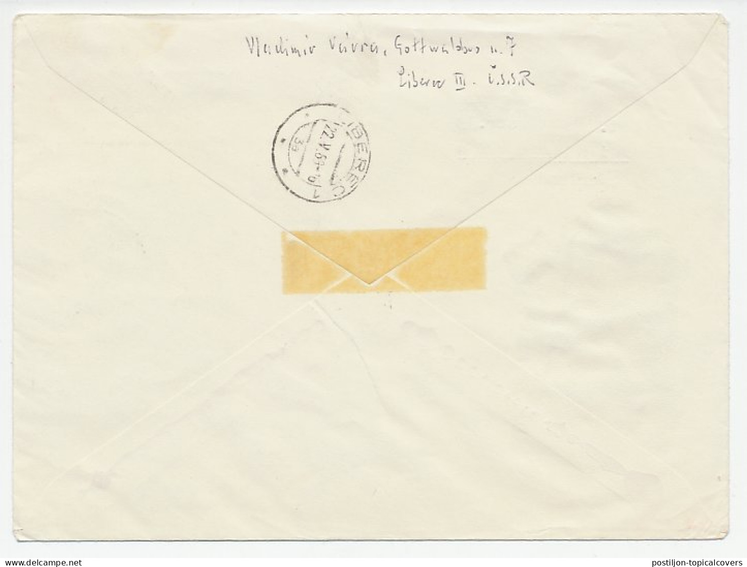 Registered Cover / Postmark Czechoslovakia 1968 Mosaic - St. Peter - Otros & Sin Clasificación