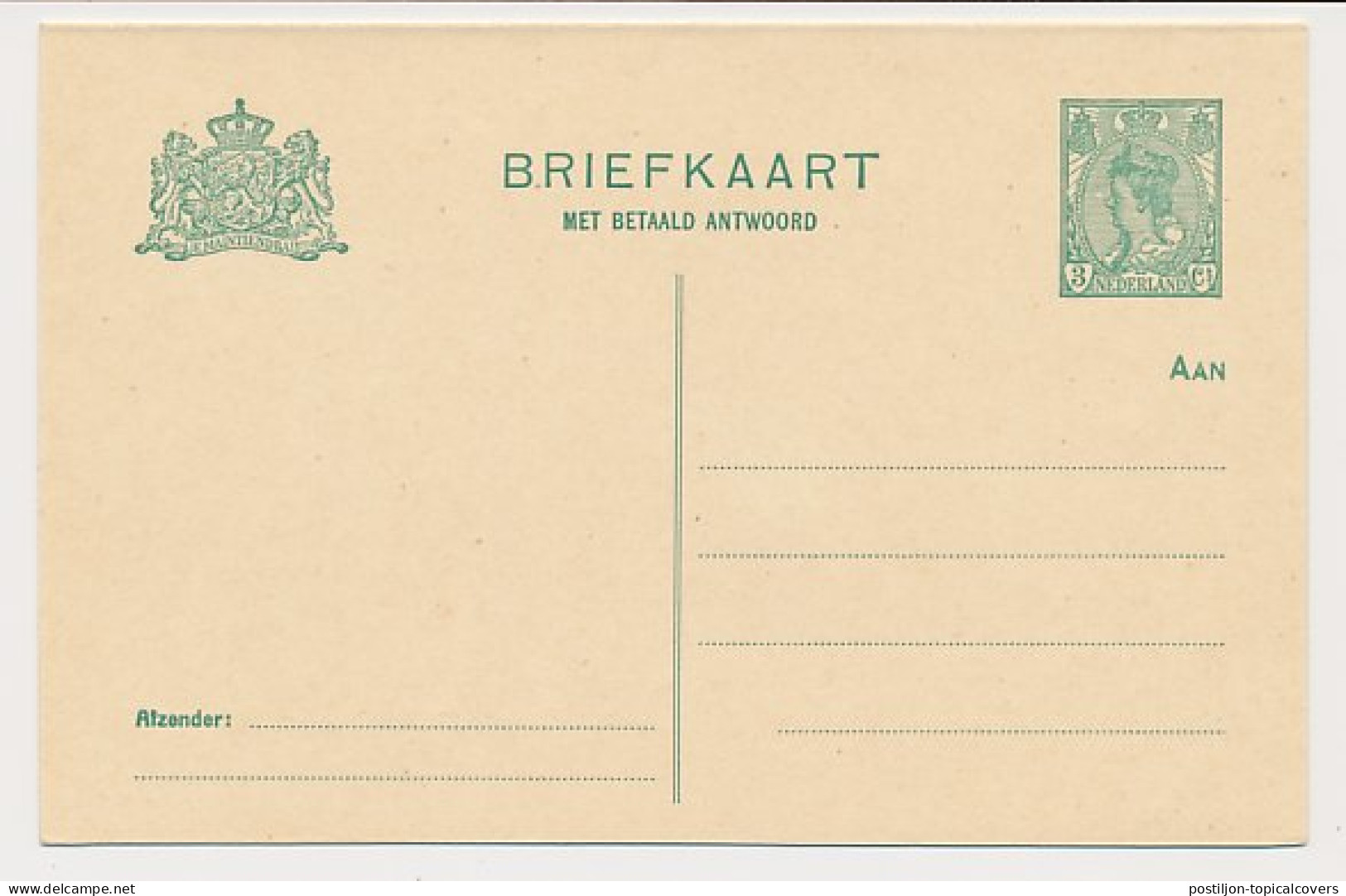 Briefkaart G. 100 - Postal Stationery