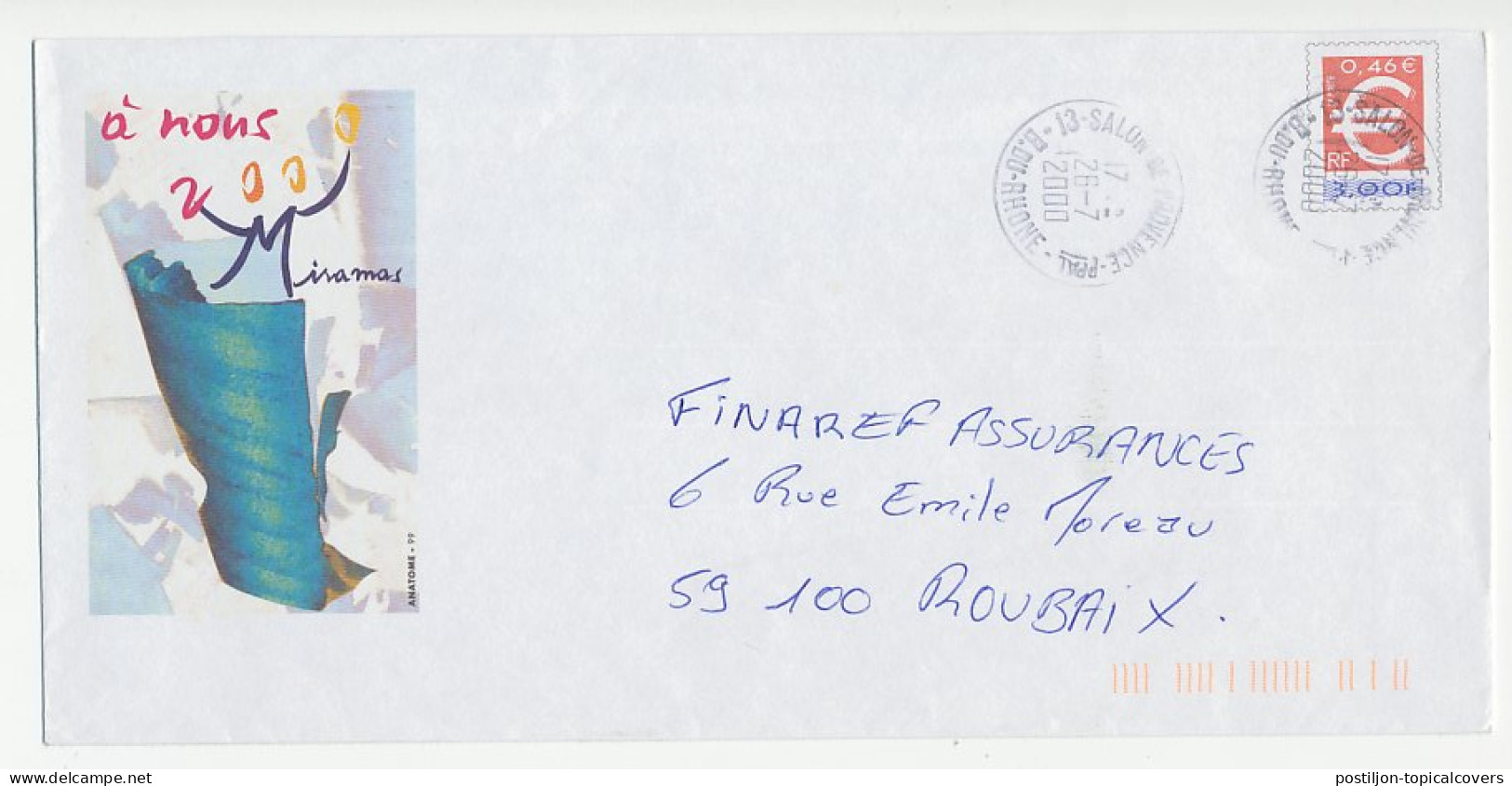 Postal Stationery / PAP France 2000 To Us 2000 - Non Classés