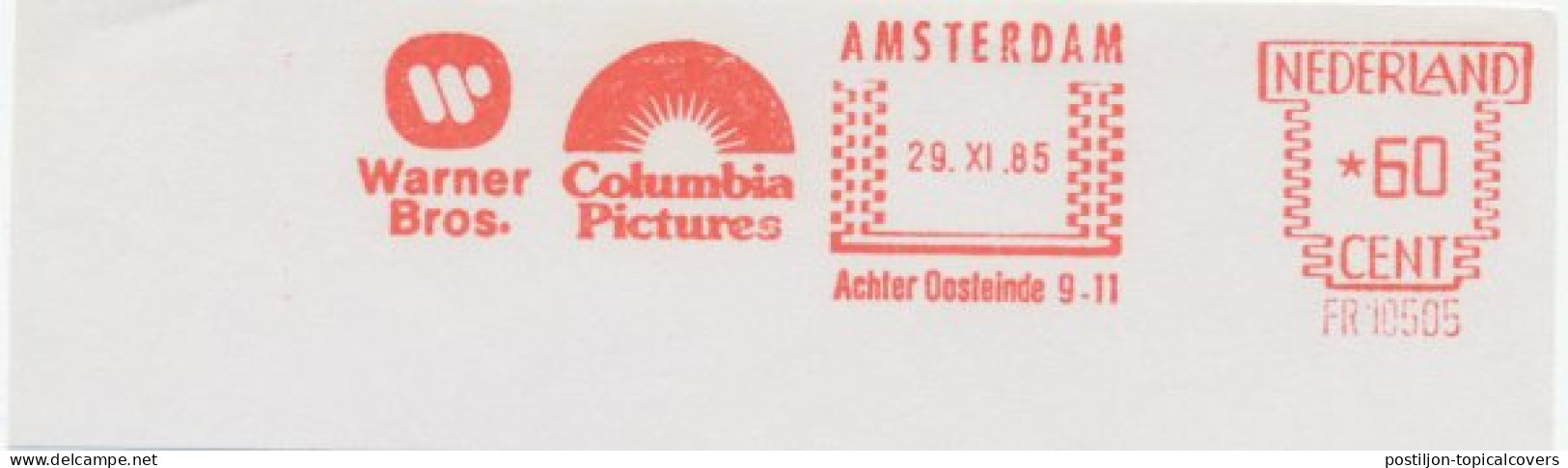 Meter Cut Netherlands 1985 Warner Bros. - Columbia Pictures - Cinéma