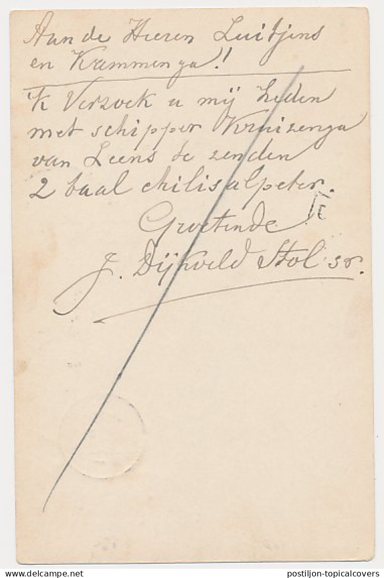 Kleinrondstempel Leens 1899 - Unclassified