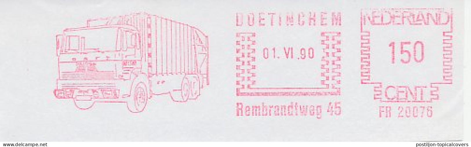 Meter Cut Netherlands 1990 Garbage Truck - LKW