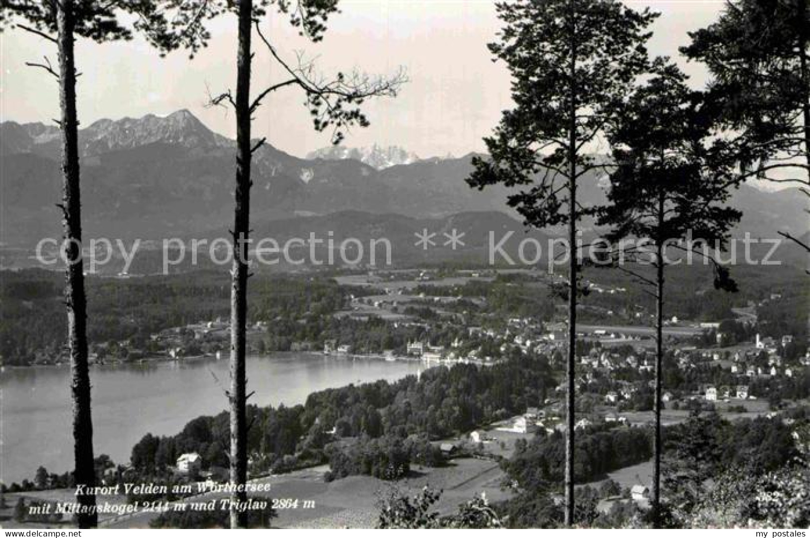 72895656 Velden Woerthersee Mit Mittagskogel Und Triglav Velden Am Woerthersee - Autres & Non Classés