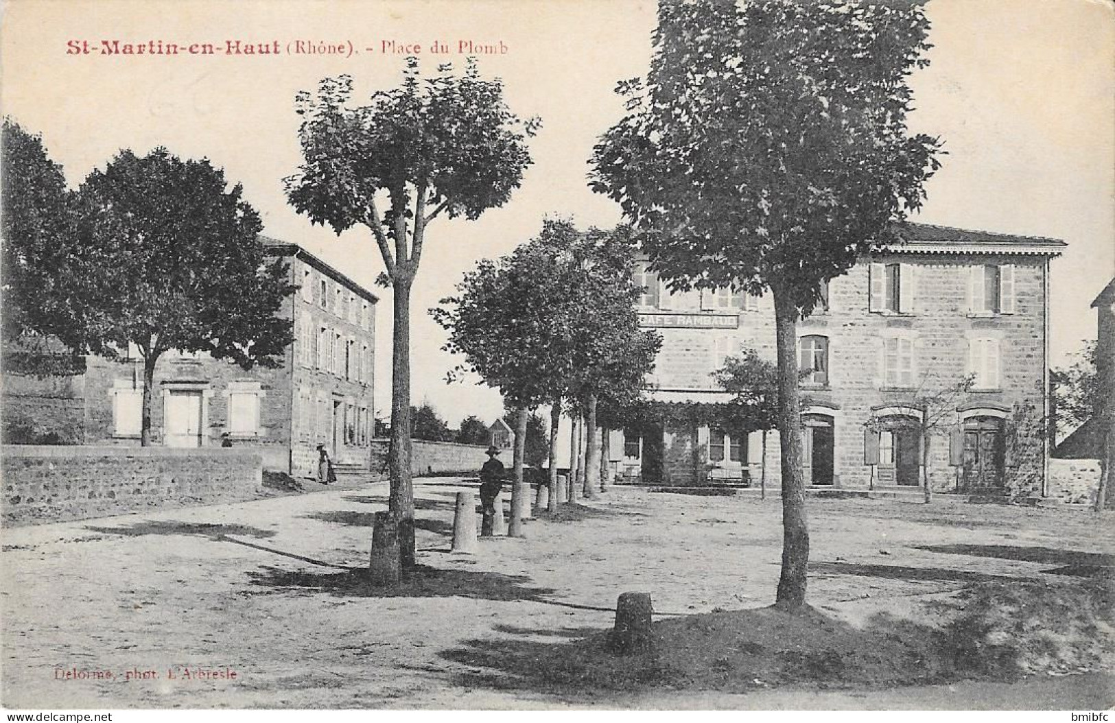 St-Martin-en-Haut - Place Du Plomb - Autres & Non Classés