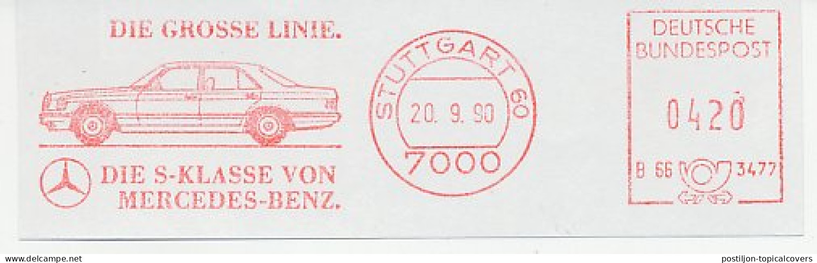 Meter Cut Germany 1990 Car - Mercedes - Automobili