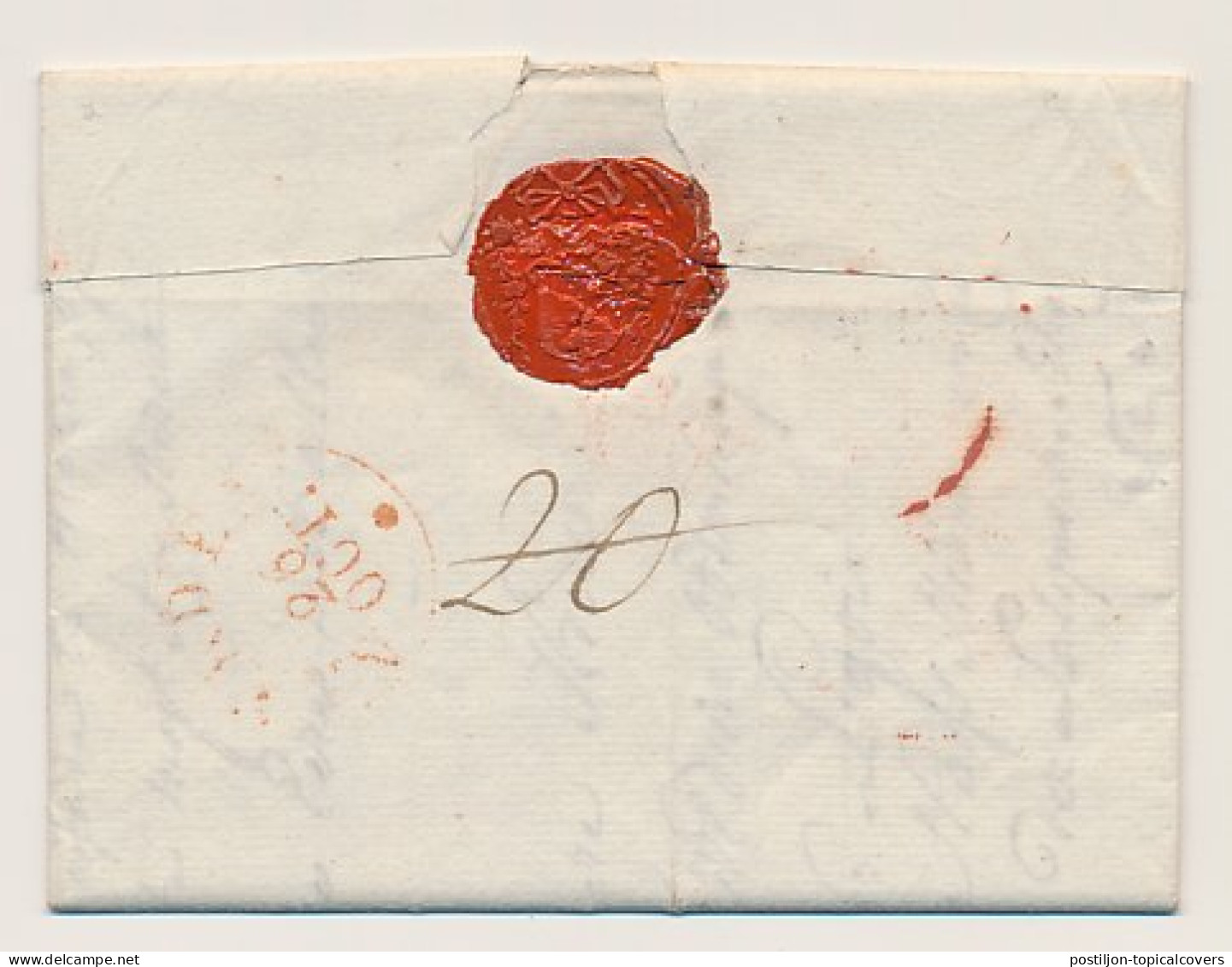 HEUSDEN FRANCO - Naarden 1829 - ...-1852 Prephilately