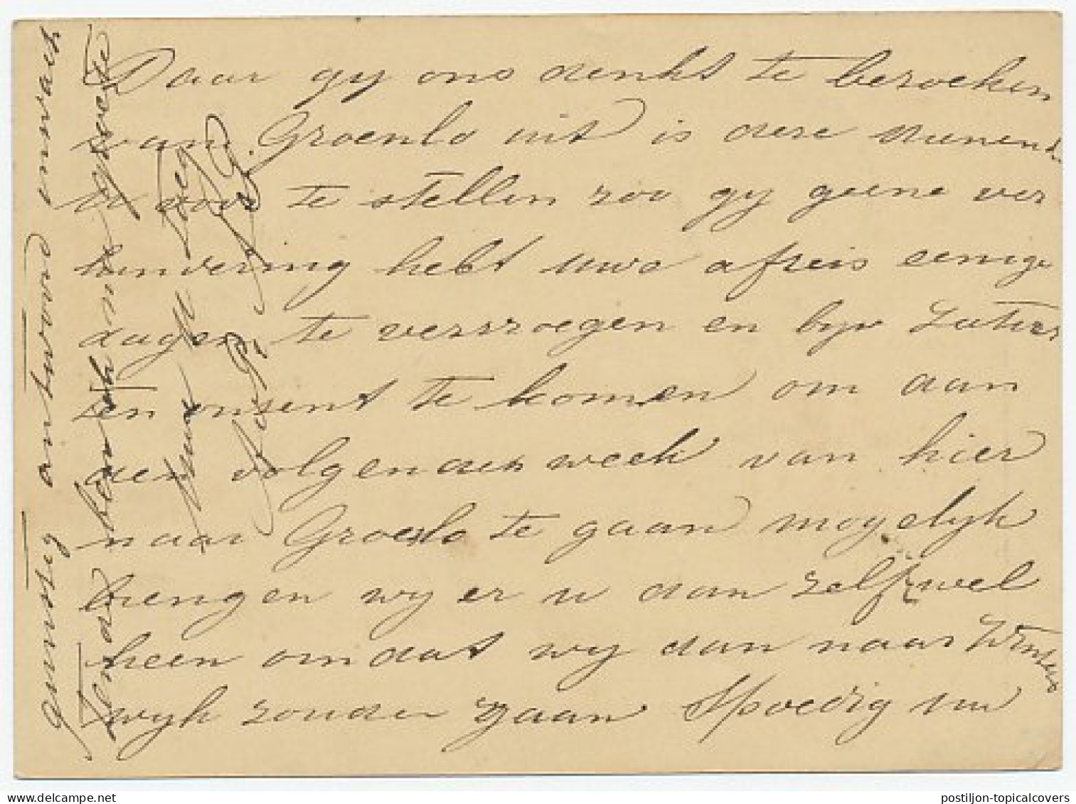 Naamstempel Eibergen 1877 - Brieven En Documenten
