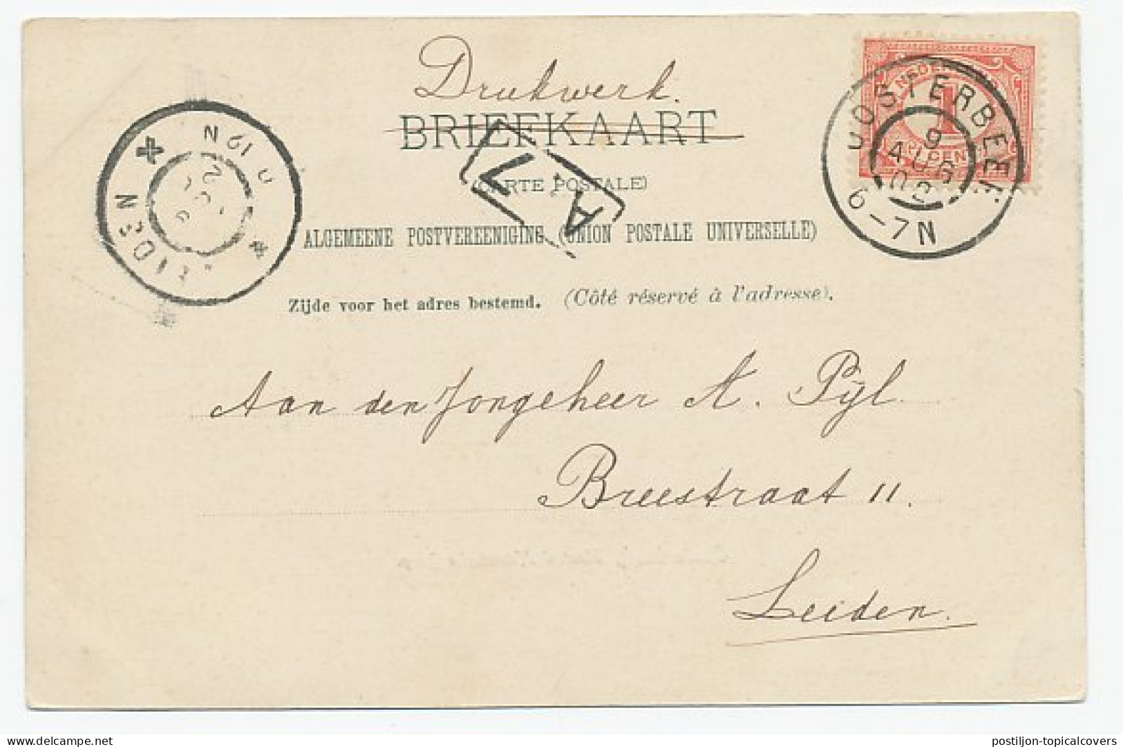 Grootrondstempel Oosterbeek 1902 - Non Classificati
