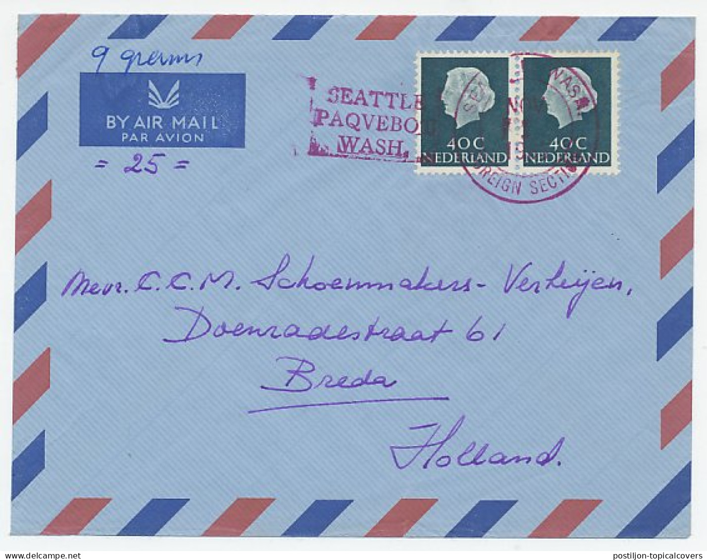 Paquebot Seattle - Breda 1965 - Unclassified