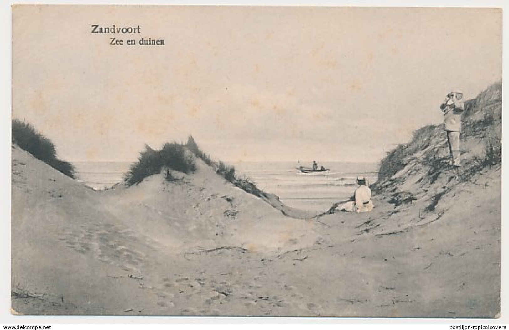 Bestellen Op Zondag - Zandvoort - Amsterdam 1920 - Storia Postale