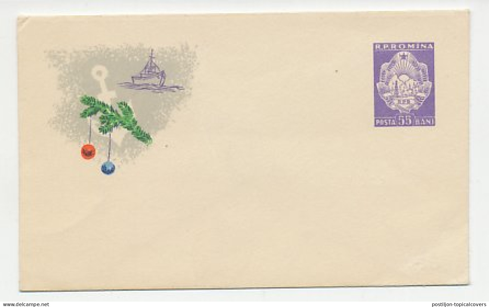 Postal Stationery Romania 1962 Ship - Anchor - Bateaux