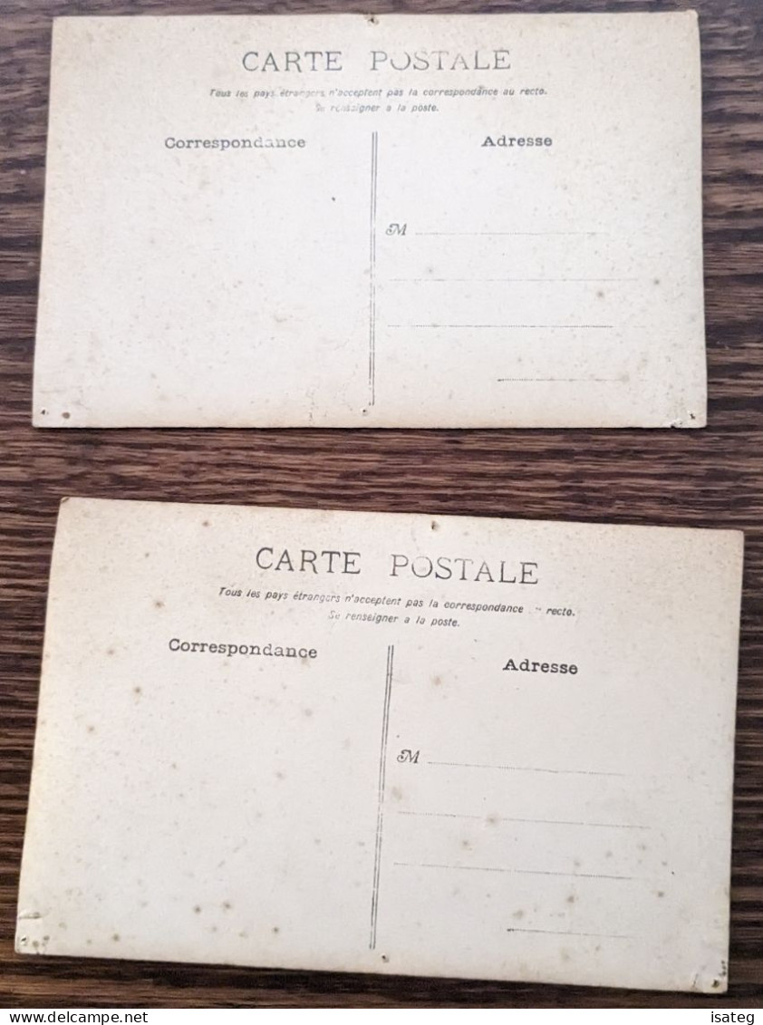 Lot De 2 Cartes Postales Anciennes : Camp De Militaires - Unclassified