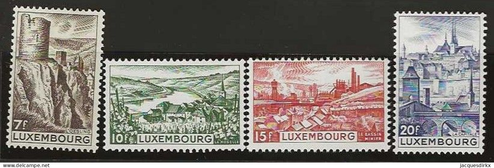 Luxembourg  .  Y&T   .   406/409  .   *     .    Neuf Avec Gomme - Unused Stamps