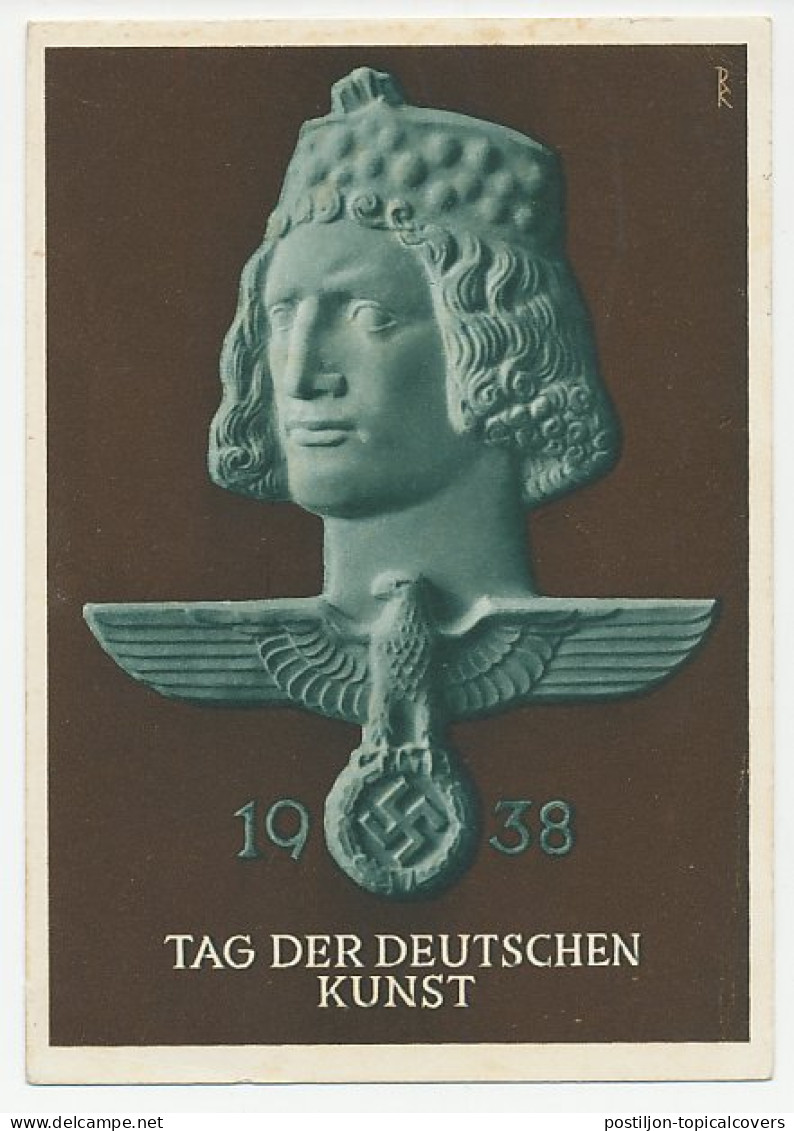 Postal Stationery Germany 1938 German Art - Nazi Symbols - Sonstige & Ohne Zuordnung