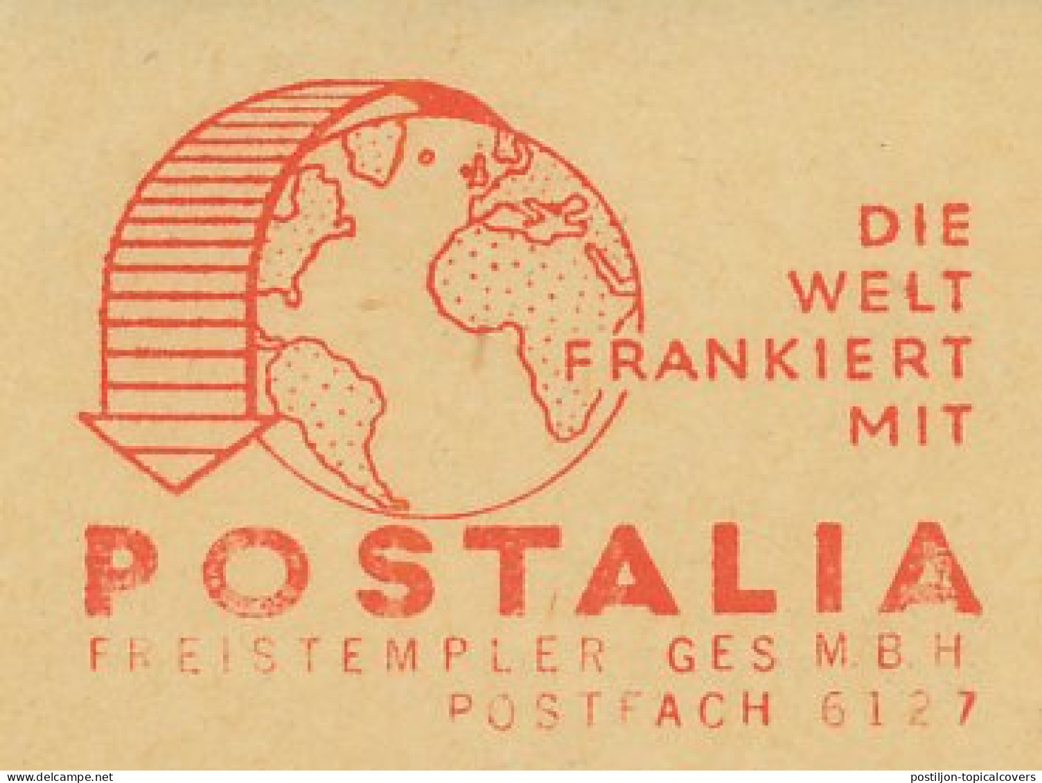 Meter Cut Germany 1964 Postalia - Gebuhr Bezahlt - Viñetas De Franqueo [ATM]