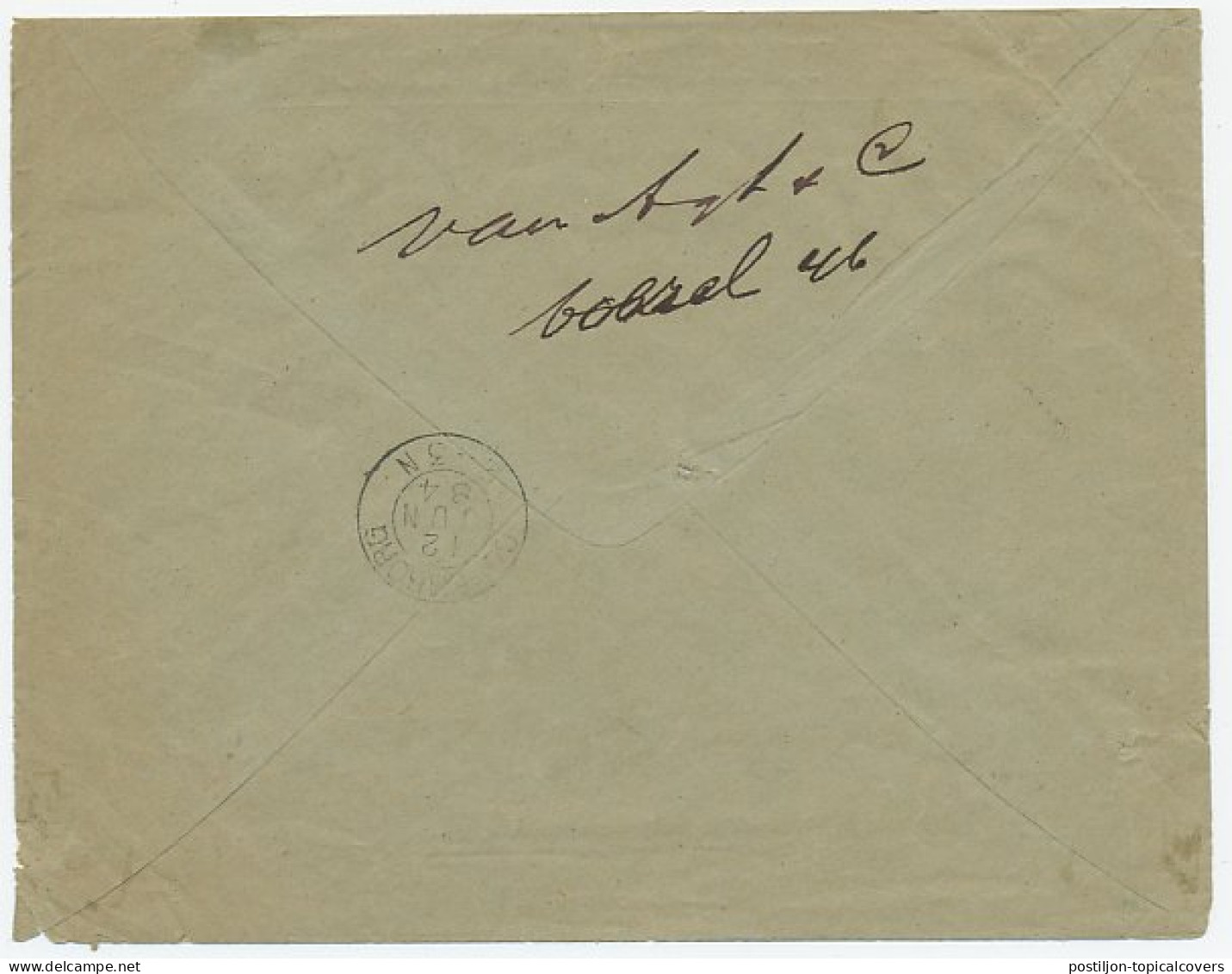 Naamstempel Lith 1884 - Briefe U. Dokumente