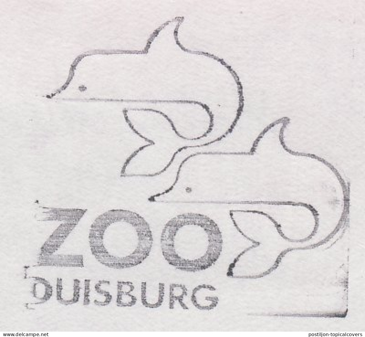 Cover / Postmark Germany 1981 Dolphin - Z00 Duisburg - Otros & Sin Clasificación