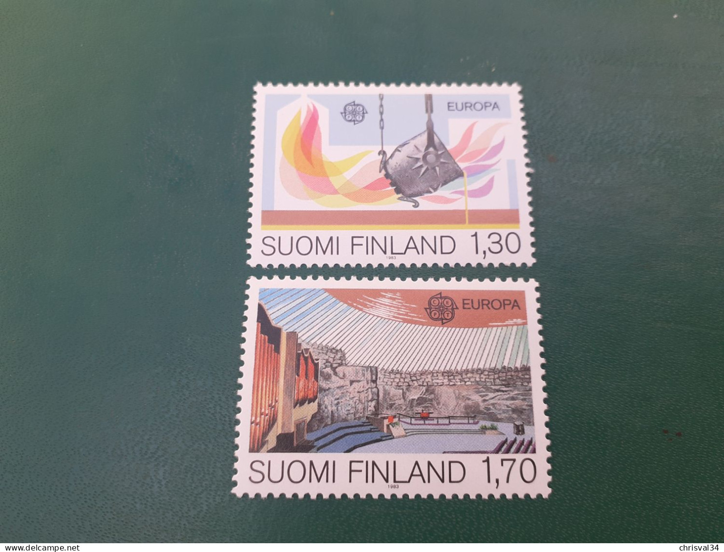 TIMBRES  FINLANDE    ANNEE  1983    N  890  /  891        NEUFS  LUXE** - Ongebruikt