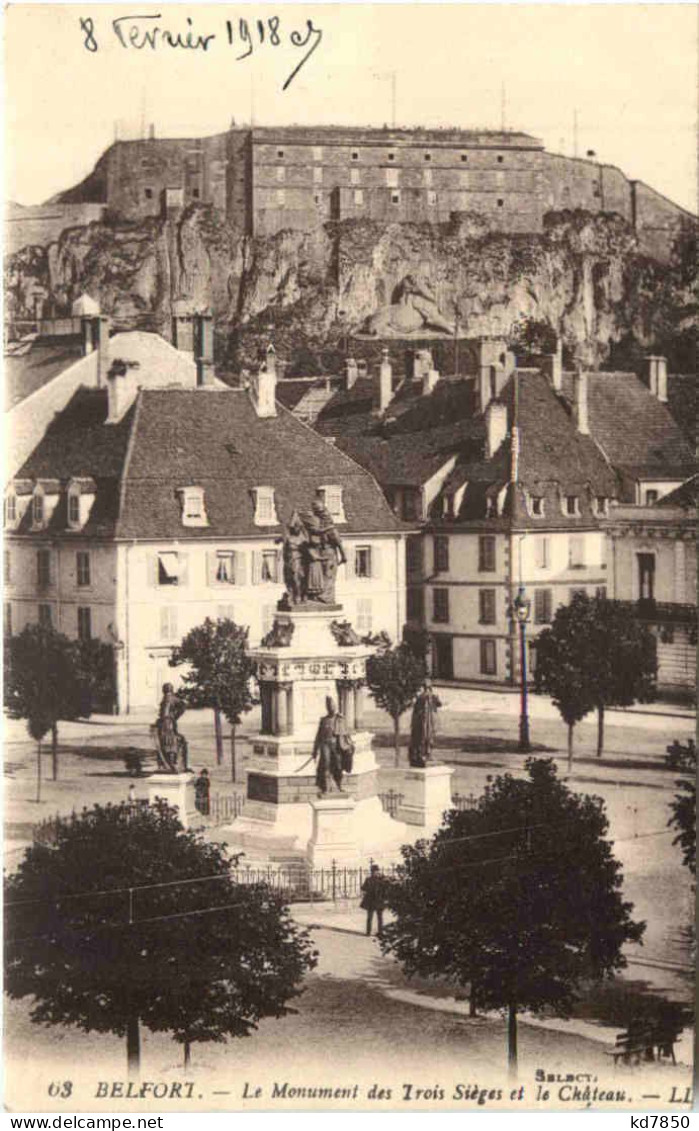 Belfort - Le Monument Des Trois Sieges - Belfort - Stadt