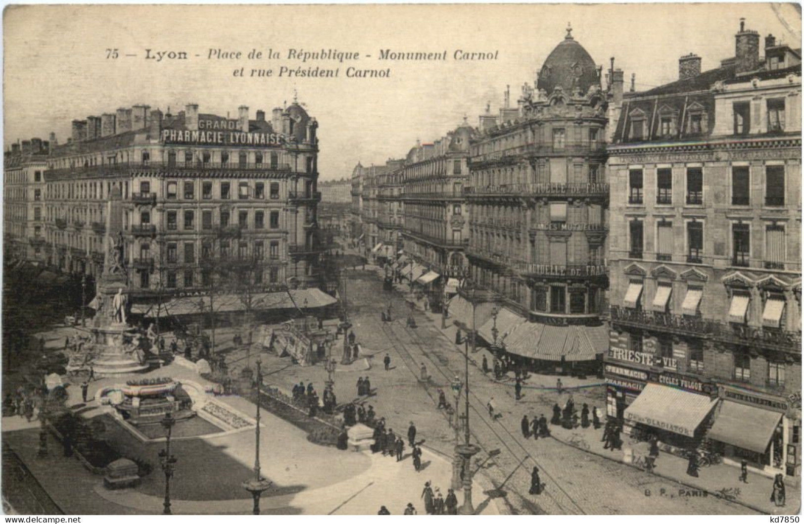 Lyon - Place De LaRepublique - Otros & Sin Clasificación